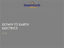 Tablet Screenshot of downtoearthelectrics.com.au